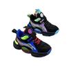 Sapatos Infantis Masculinos e Femininos da Marca Garfield Dog 2024 Outono Novo Tênis Infantil de Velcro em Couro Impermeável Calçados para Corrida