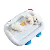 Canil para Cachorro, Cama para Cachorro para Todas as Estações de Verão, Lavável, Sofá Bichon para Cães de Porte Pequeno e Médio, Tapete para Pet, Almofada de Gelo, Canil para Gato