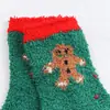 Meias de Natal inverno Novas Meias de veludo coral para senhoras confortáveis quentes de cano alto meias femininas fábrica fonte direta