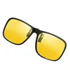 Nuevo Estilo Gafas de Sol Polarizadas para Mujer Clip-On Tr90 Lentes Clip-On para Miopía, Gafas de Sol para Conducir Clip-On abatibles, Gafas de Visión Nocturna para Hombre