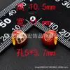 Aceite goteando a través de un agujero, cara sonriente, bola de arroz, bola de arroz para bebé, cuentas separadas, colgante del Festival del Barco Dragón, pulsera colorida, anillo abierto, colgante de bola de arroz pequeña