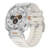 Para Samsung Galaxy Watch Ultra7 47mm correa funcional deportiva de grano de cabeza de caucho de flúor