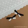 Accesorios para el cabello de niña pequeña color negro blanco cremoso moño pequeño pinza lateral pinza pinza para flequillo de niños accesorios para el cabello