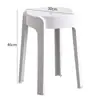 Taburete Bajo Infantil para el Hogar Banco Pequeño Silla para Adultos Plástico Engrosado Sala de Estar Baño Deslizante Taburete de Baño Taburete de Baño