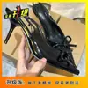 Tacones Altos con Lazo Estilo Celebridad de Internet para Mujer 2025 Charol Correa Trasera Versátiles Burdeos Sandalias Cerradas Sexy para Mujer