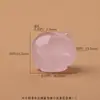 Accesorios para pulsera de zorro de nueve colas y pentagrama tallados en cristal natural crudo, cuerda trenzada hecha a mano para bricolaje, colgante para collar de mujer