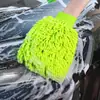 Guantes Impermeables Gruesos de Doble Cara para Lavado de Autos Guantes de Limpieza para Autos de Chenilla Terciopelo Coral Venta al por Mayor Guantes para Lavado y Limpieza de Autos
