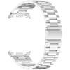 Adecuado para Samsung Galaxy Watch 8 8Classic Cintura Pequeña Banda de Acero de Tres Perlas Banda de Reloj Metálica de Acero Inoxidable