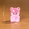 Paisaje en Miniatura Muñeco de Peluche Luminoso Creativo Casa de Muñecas Decoración DIY Accesorios para Colgar Mini Adornos de Resina