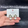 Brincos de Zircônia Pérola Zero-Shang para Mulheres, Únicos e Versáteis, Pino de Prata S925, Atacado de Acessórios Yiwu, Estilo Outono/Inverno, Garantia Pós-Venda