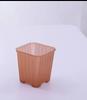 Maceta Gruesa de 7 cm Mejorada Translúcida Creativa de Plástico Maceta para Flores Onda de Agua Escandinava Exportación Suculenta Planta Pequeña Verde