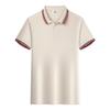 Camisa polo de lapela bilateral da série Millennium, roupas de trabalho personalizadas para homens e mulheres, roupas de grupo, roupas de atividade, roupas de classe