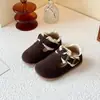 Zapatos Birkenstock para Niñas 2025 Nuevos Zapatos Pequeños de Cuero para Niños de Primavera y Otoño Zapatos de Bebé para Mujer Estilo Occidental Zapatos de Princesa para Niñas