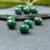 Contas Soltas de Turquesa Imitação de Magnésio, Contas Espaçadoras Otimizadas Verde Escuro Estilo Vintage para Pulseiras DIY, Artesanato e Acessórios para Contas de Oração Budistas