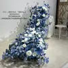 Decoração de Flores em Cascata Adereços de Casamento Salão de Banquetes de Hotel Arco Lunar Floral Borboleta de Ferro Paisagismo Display de Shopping
