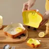 Platos Creativos con Forma de Pan, Vajilla de Cerámica de Alta Gama, Platos para Salsa de Hot Pot, Platos para Salsa de Soja y Vinagre, Platos para Condimentos, Platos para Sabores