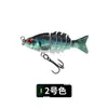 Conjunto de Iscas de Pesca Multi-Seção Modelo D 5cm 3.3g Isca Micro-Lure para Riacho Isca Dura Mini Carpa Crucian Cross-Border