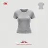 Bk Gola Redonda Slim-Fit Saia Feminina Roupas Femininas 250g Verão Tendência Fresco Slim-Fit Emagrecedor Estilo Milennial Ombro Normal Blusa Feminina de Manga Curta