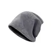 Gorro frío de circunferencia de cabeza grande hace que la cara se vea más pequeña nuevo logo de letra sombrero holgado de otoño e invierno sombrero versátil para cubrir la cabeza para usar al aire libre para mujer