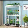 Novo Suporte de Flores de Jardim de Ferro Multicamadas para Interior Casa Varanda Sala de Estar Anti-corrosão Suporte para Vasos de Flores Suporte de Flores