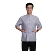 Camisas de Manga Corta Estilo Tang para Hombres de Mediana Edad y Mayores, Ropa de Kung Fu, Camisetas Casuales de Algodón y Lino, Camisas de Lino, Ropa Étnica Estilo Chino