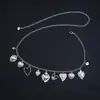 Cadena de Cintura Elegante de Metal con Girasol para Mujer de Comercio Exterior, Accesorio de Cintura Ajustable para Vestido, Cinturón de Cadena Multicapa de Gama Alta