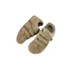 Zapatillas estilo coreano post-apocalípticas de velcro para mujer, nueva colección otoño 2026, zapatos blancos de moda, versátiles para estudiantes, mocasines