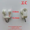 Polea para cortina accesorios para cortinas polea para riel riel recto viejo riel curvo rueda rodillo de cuentas venta directa de fábrica