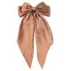 Acessório de Cabelo Laço Estilo Coreano Presilha de Cabelo Fita de Cetim Presilha de Mola Acessório Doce para Rabo de Cavalo Lateral de Menina