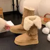 Primer Encuentro Ji Gray Botas de Nieve para Mujer 2026 Invierno Nuevo Estilo Suela Gruesa Aumento de Altura Interior Con Forro de Terciopelo Espeso Zapatos de Algodón para Nieve para Mujer