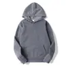 2025 Nuevo Modelo Marca Independiente de Comercio Exterior Sudadera Suelta y Cómoda Sudadera con Capucha Retro Color Sólido Estilo Liso