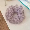 Goma de Pelo de Malla Floral Francesa para Mujer, Delgada, Amigable con la Piel, Amigable con el Cabello, Transpirable, Accesorio para Cola de Caballo, Estilo Nuevo
