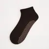 Meias Esportivas Finas Masculinas, Meias Antiderrapantes para Yoga, Meias Respiráveis que Absorvem o Suor, Meias Masculinas para Fitness e Pilates