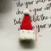 Mini Gorro de Navidad Pequeño Gorro de Navidad Decoración de Botella de Bebida Botella de Vino Gorro de Navidad Bufanda de Navidad Muñeco Gorro de Navidad