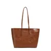Bolso Tote de Gran Capacidad de Moda Estilo Coreano 2026 Nuevo Bolso de Hombro Color Sólido Retro para el Trabajo y los Viajes Bolso Minimalista para Mujer
