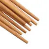 50 pares de hashis de bambu carbonizado hotel restaurante restaurante doméstico hashis para hot pot sem tinta sem cera hashis de barraca de bambu atacado