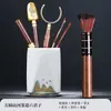 Grasa de sebo Porcelana de jade Ceremonia del té Seis caballeros Juego Juego de té Kung Fu Accesorios Suministros completos para beber té Mesa de té Mesa Utensilios para preparar té