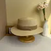 Nuevo Sombrero de Paja Francés de Ala Plana Plegable en Tres Secciones para Mujer 2026, Sombrero de Sol Versátil Tejido de Paja de Verano, Sombrero de Sol con Protección Solar