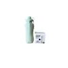 Botella de agua plegable de silicona de grado alimenticio transfronteriza, taza de agua plegable para exteriores, resistente a altas temperaturas, fácil almacenamiento, taza de agua en stock