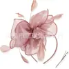 Fashinator Tocados Europeos y Americanos Tela del Club de Jinetes Flor para el Cabello Accesorios para el Cabello Sombrero para Novia y Baile de Graduación Aro para el Cabello Pasador Doble Propósito