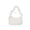 Bolsa plisada dulce gran capacidad personalizada elegante bolsa de bollo para el día a día estampado de estrellas bandolera de un solo hombro para llevar debajo del brazo