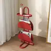 Sofá, Mesa Auxiliar Móvil para Sala de Estar, Mesa de Café para Balcón, Estante de Almacenamiento para Mesita de Noche en Dormitorio, Estantería Creativa para Revistas y Libros, Mesa Auxiliar Pequeña
