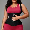 Roupa Modeladora de Malha Europeia e Americana para Comércio Exterior, Cinta Compressora Afuniladora Justa, Modelador de Barriga, Cinta Modeladora de Cintura, Colete Fitness