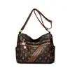 Bolsa Tote de Couro Macio de Alta Qualidade, Multicamadas, Grande Capacidade, para Mulheres, Nova Coleção Outono/Inverno 2025, Bolsa de Ombro/Transversal para Mães de Meia-Idade