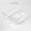 Divisor de cajón transfronterizo caja de almacenamiento incorporada caja pequeña escritorio cocina compartimento de acrílico transparente