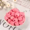 Cuentas de madera DIY cuentas coloridas agujero grande 20mm cuentas octogonales hilo para tejer tapices decoración cuentas sueltas