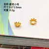 Accesorios Bañados en Oro Plata Anillo para Correr Cuentas Semiacabadas Joyería de Cristal DIY Collar Plata S925 Producto Nuevo