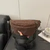 Bolso de Hombro Trendy Estilo Coreano de Gran Capacidad 2026 Primavera Nueva Moda Estampado de Leopardo Bolso Cruzado para el Pecho Bolso de Hombro Dumpling