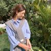 Xale pequeno externo de malha, camisa de alta qualidade, outono e inverno, moda moderna, confortável, cachecol para todos os gostos, colete estiloso