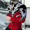 Camisa de manga larga para hombre estilo 'old money' europeo y americano 2026, camisa de hombre tipo dos piezas falsas, nuevo top cárdigan de jacquard
